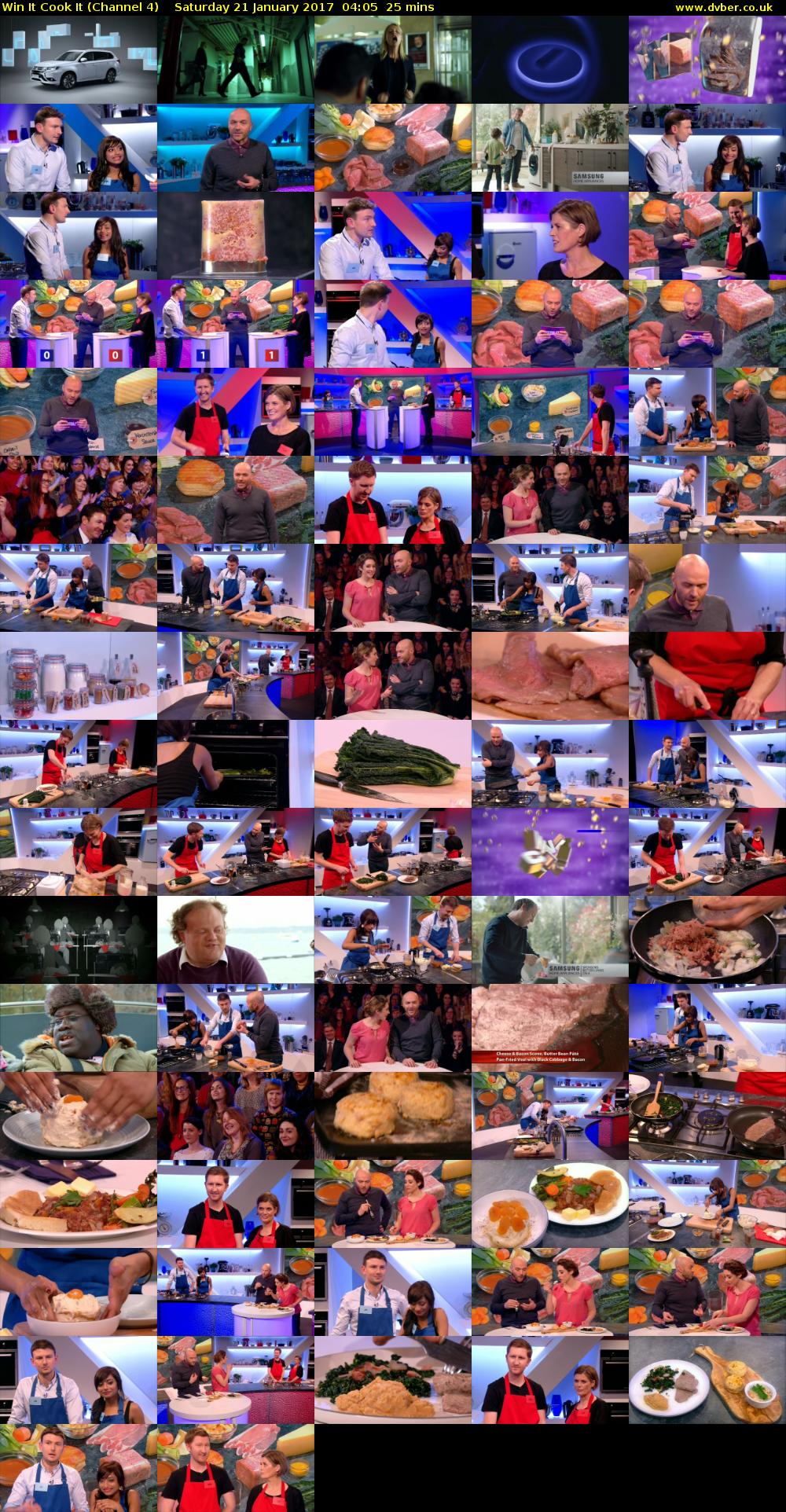 Win It Cook It (Channel 4) Saturday 21 January 2017 04:05 - 04:30