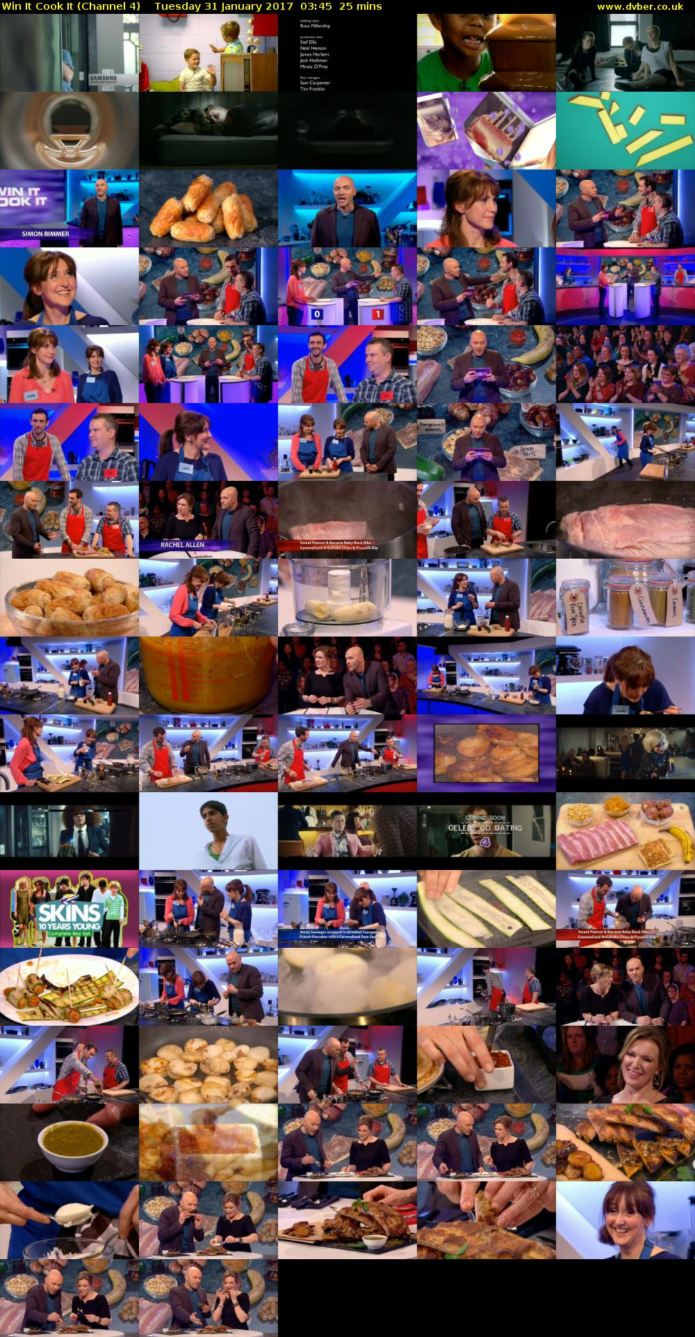 Win It Cook It (Channel 4) Tuesday 31 January 2017 03:45 - 04:10