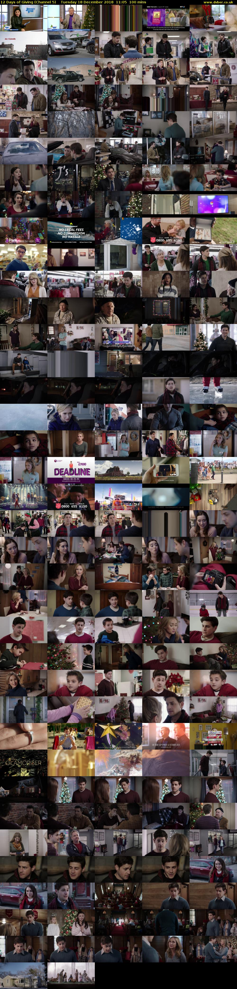 12 Days of Giving (Channel 5) Tuesday 18 December 2018 11:05 - 12:45