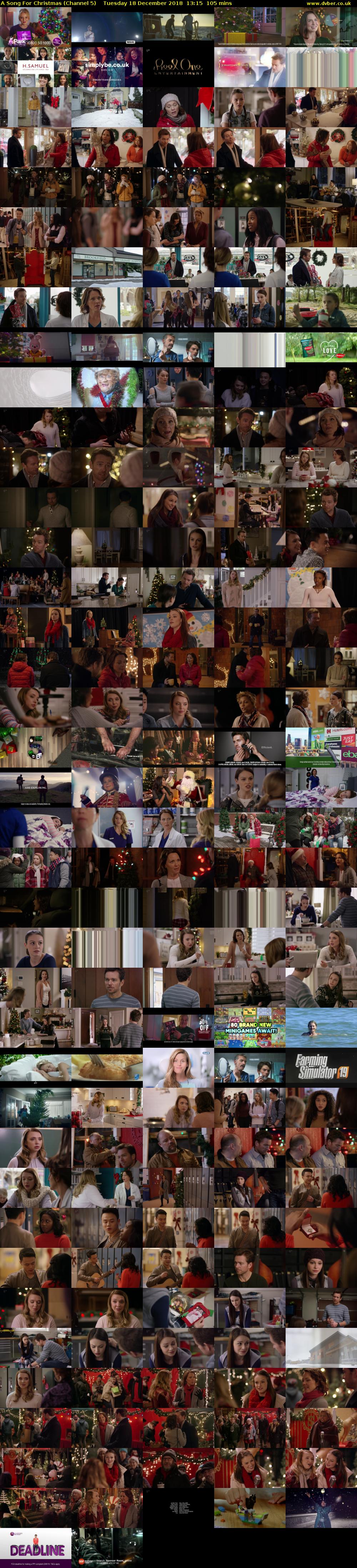 A Song For Christmas (Channel 5) Tuesday 18 December 2018 13:15 - 15:00