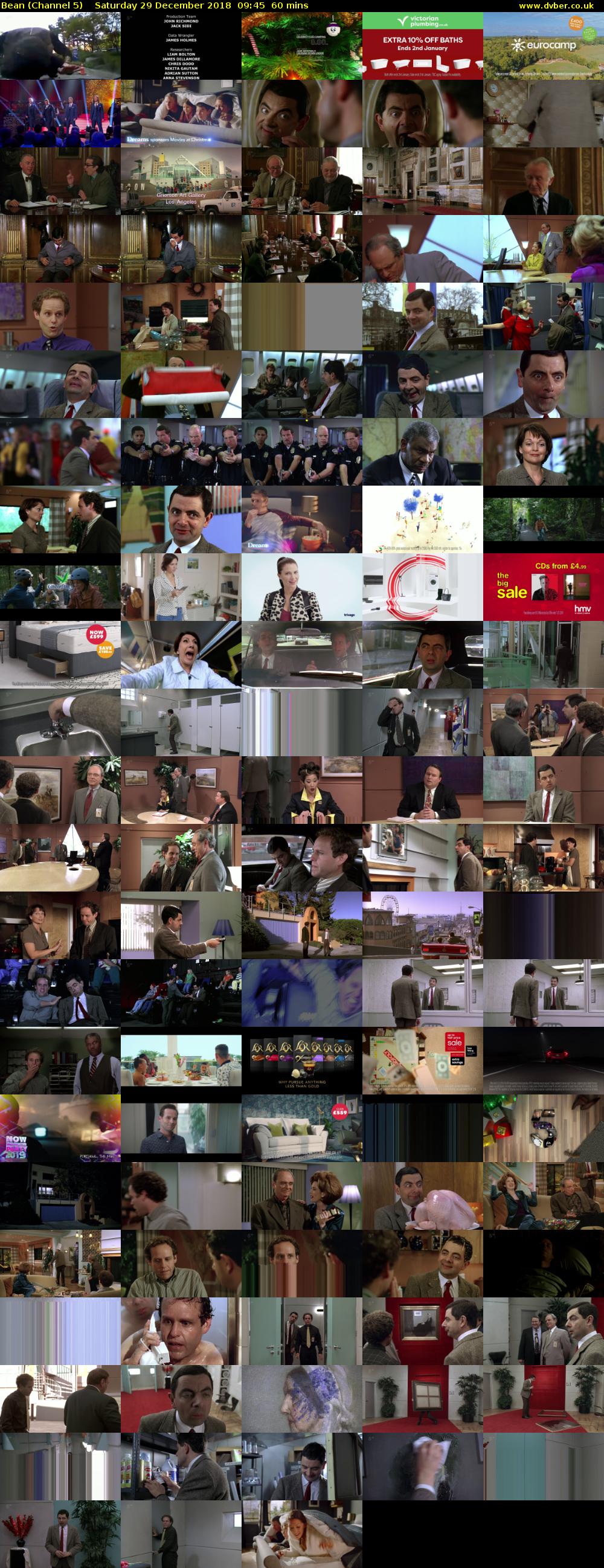 Bean (Channel 5) Saturday 29 December 2018 09:45 - 10:45