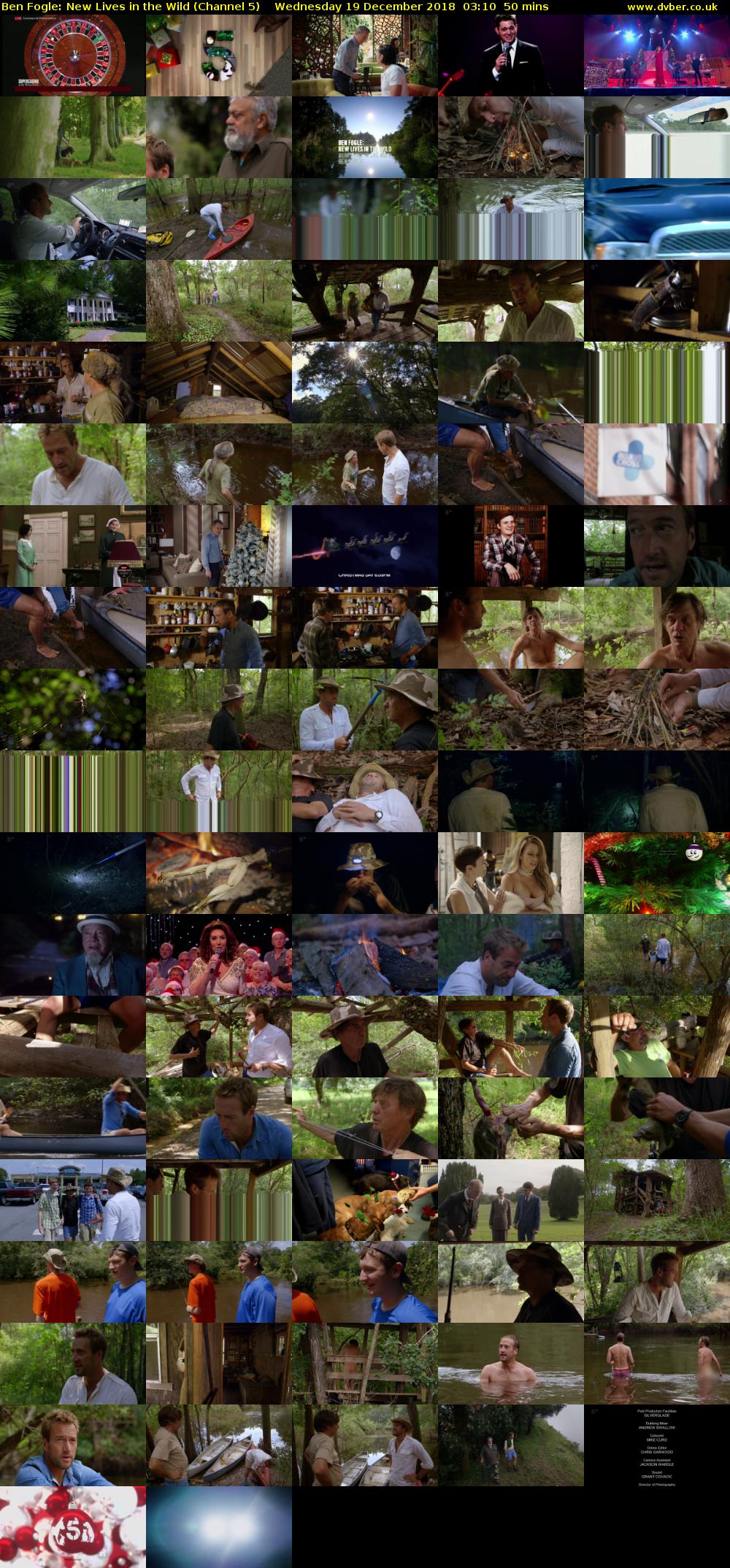 Ben Fogle: New Lives in the Wild (Channel 5) Wednesday 19 December 2018 03:10 - 04:00