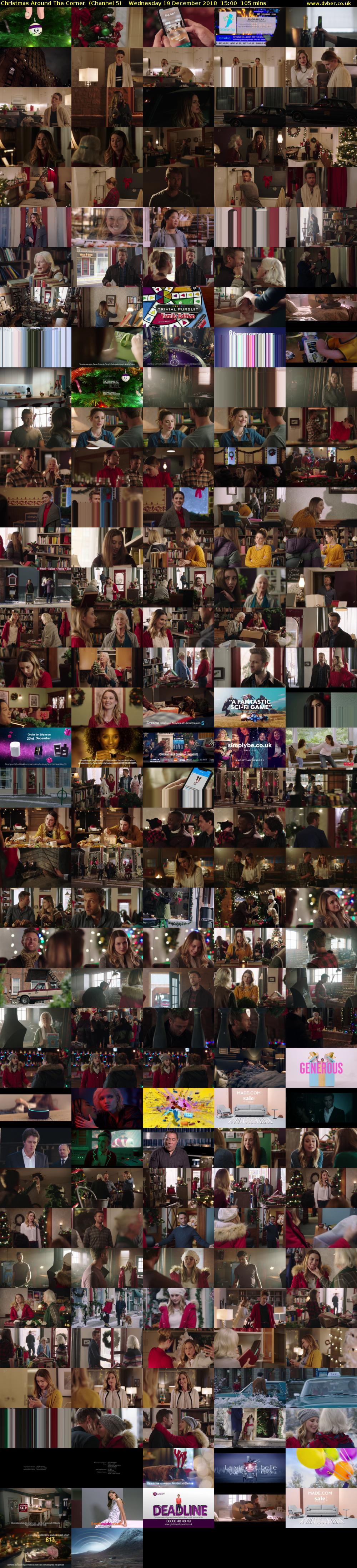 Christmas Around The Corner  (Channel 5) Wednesday 19 December 2018 15:00 - 16:45