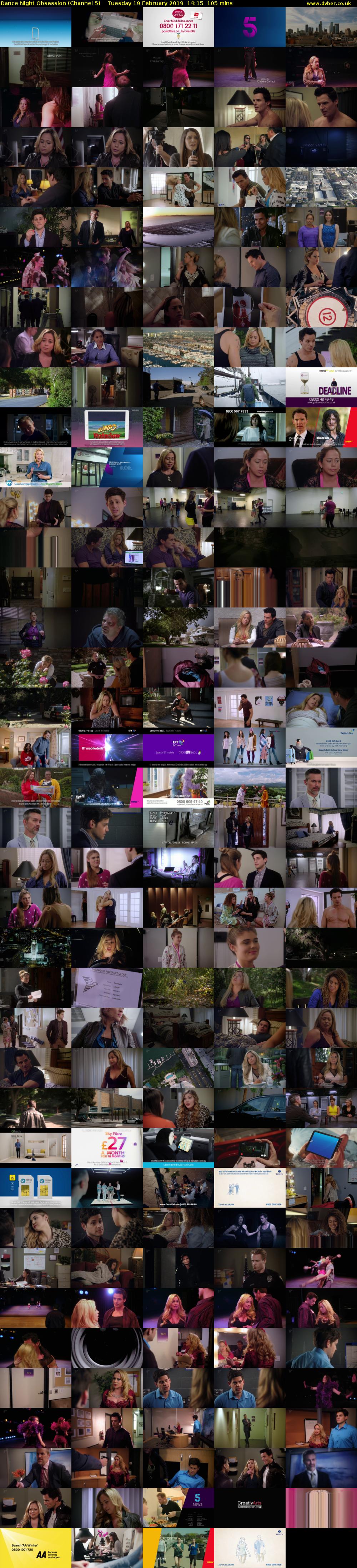Dance Night Obsession (Channel 5) Tuesday 19 February 2019 14:15 - 16:00