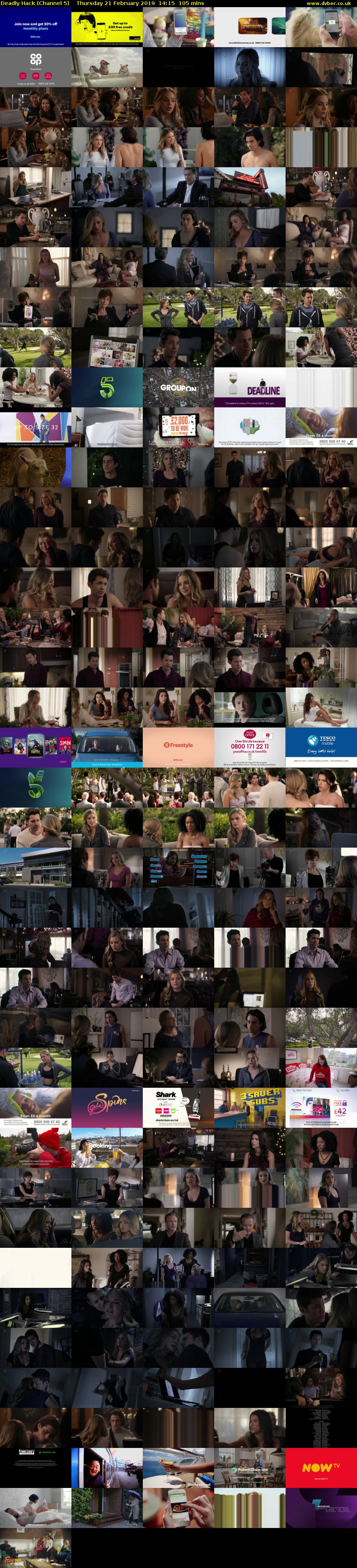 Deadly Hack (Channel 5) Thursday 21 February 2019 14:15 - 16:00