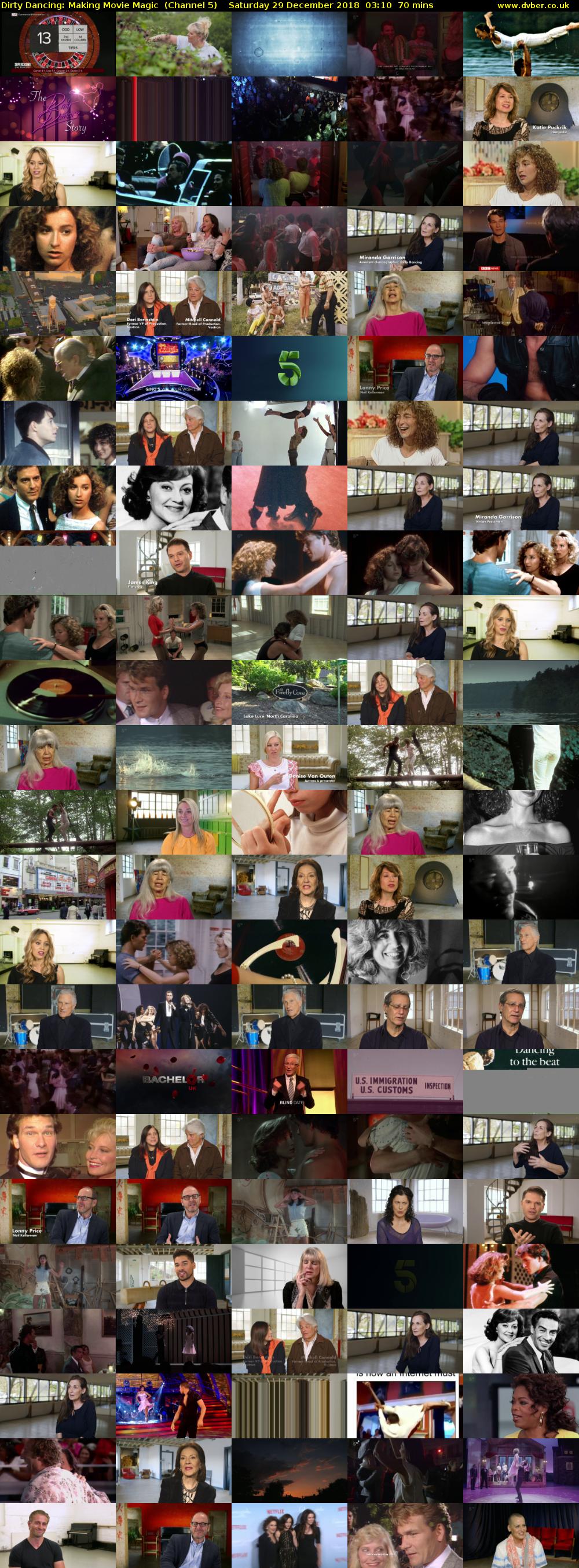 Dirty Dancing: Making Movie Magic  (Channel 5) Saturday 29 December 2018 03:10 - 04:20