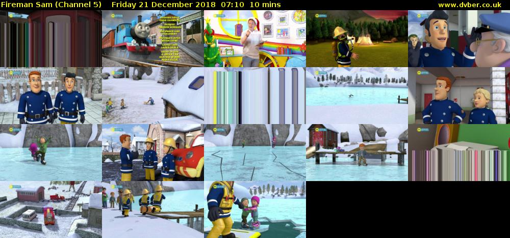 Fireman Sam (Channel 5) Friday 21 December 2018 07:10 - 07:20