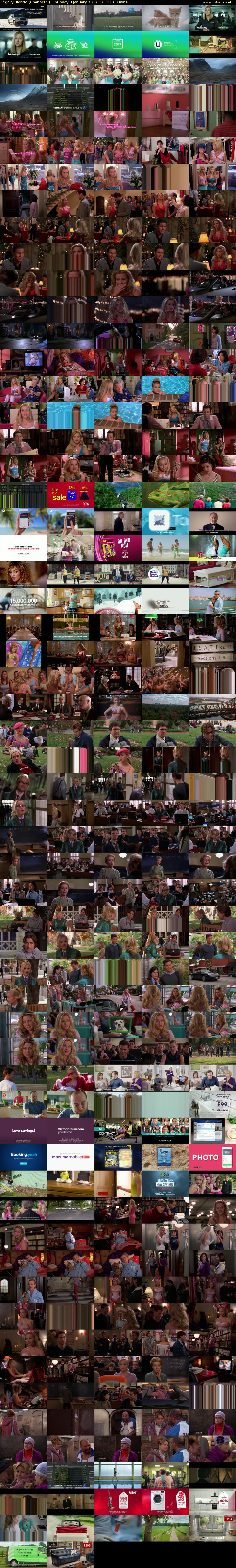 Legally Blonde (Channel 5) Sunday 8 January 2017 16:35 - 17:35