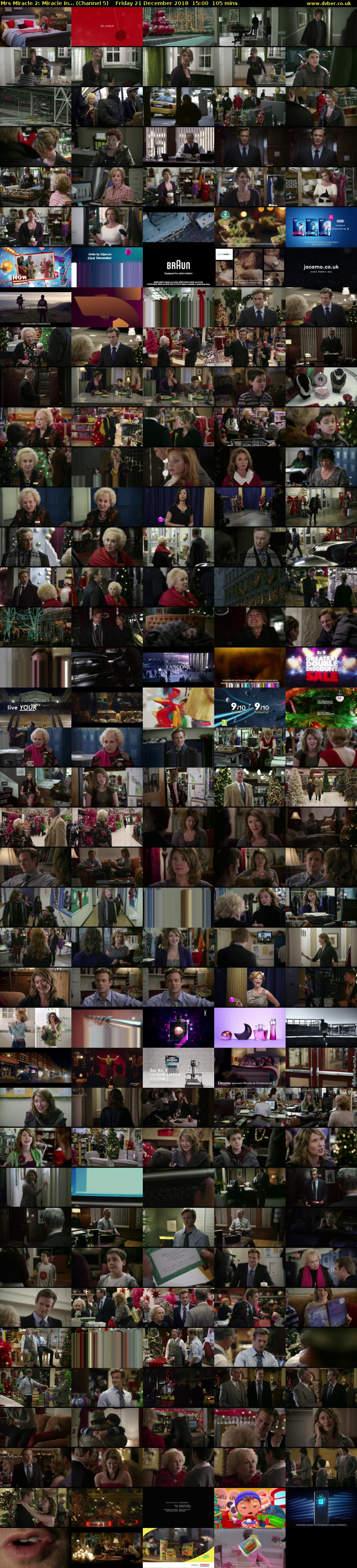 Mrs Miracle 2: Miracle In... (Channel 5) Friday 21 December 2018 15:00 - 16:45