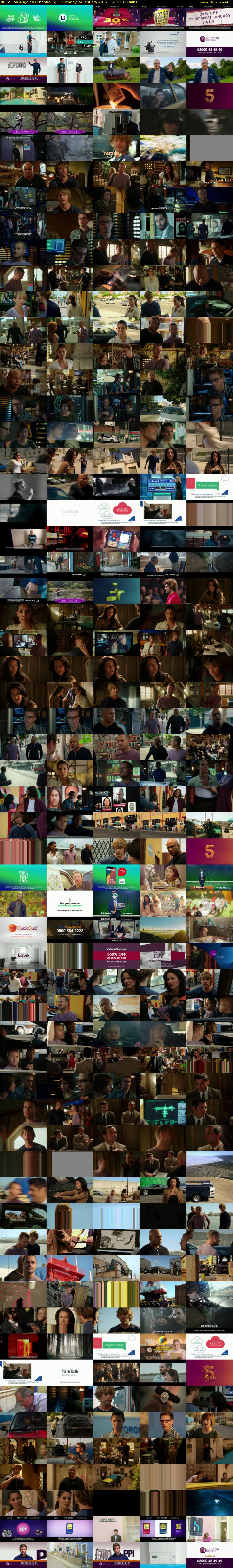 NCIS: Los Angeles (Channel 5) Tuesday 24 January 2017 14:15 - 15:15