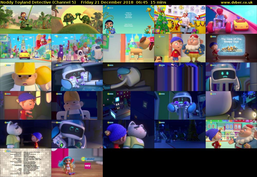 Noddy Toyland Detective (Channel 5) Friday 21 December 2018 06:45 - 07:00