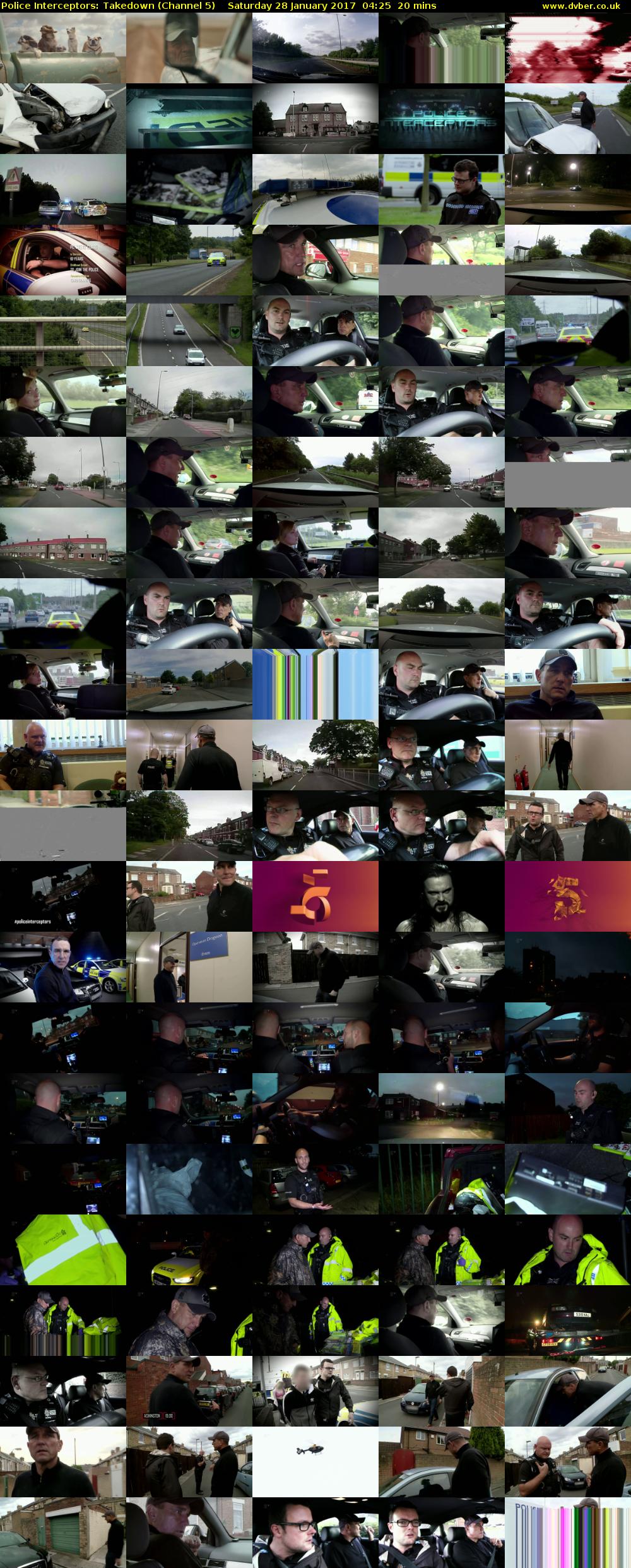 Police Interceptors: Takedown (Channel 5) Saturday 28 January 2017 04:25 - 04:45