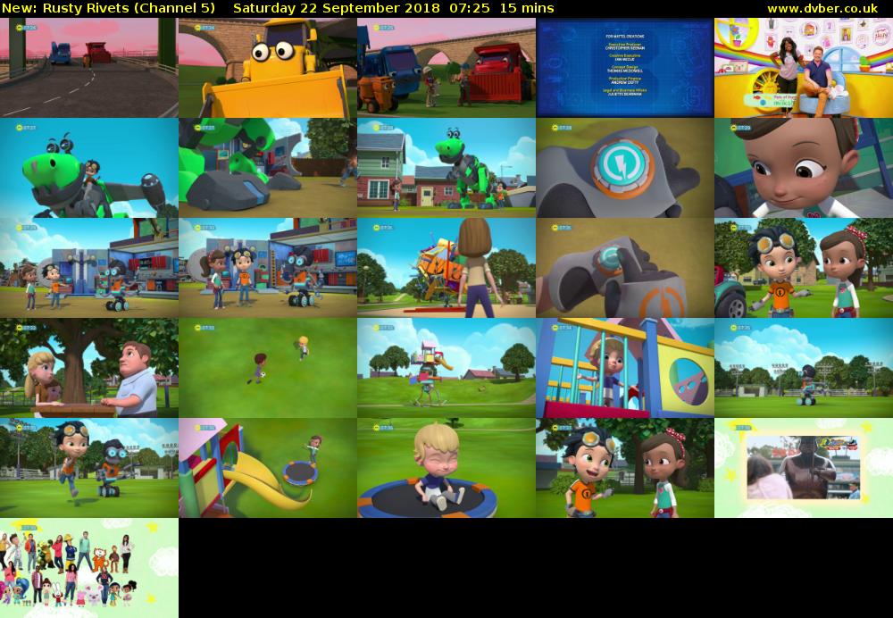 Rusty Rivets (Channel 5) Saturday 22 September 2018 07:25 - 07:40