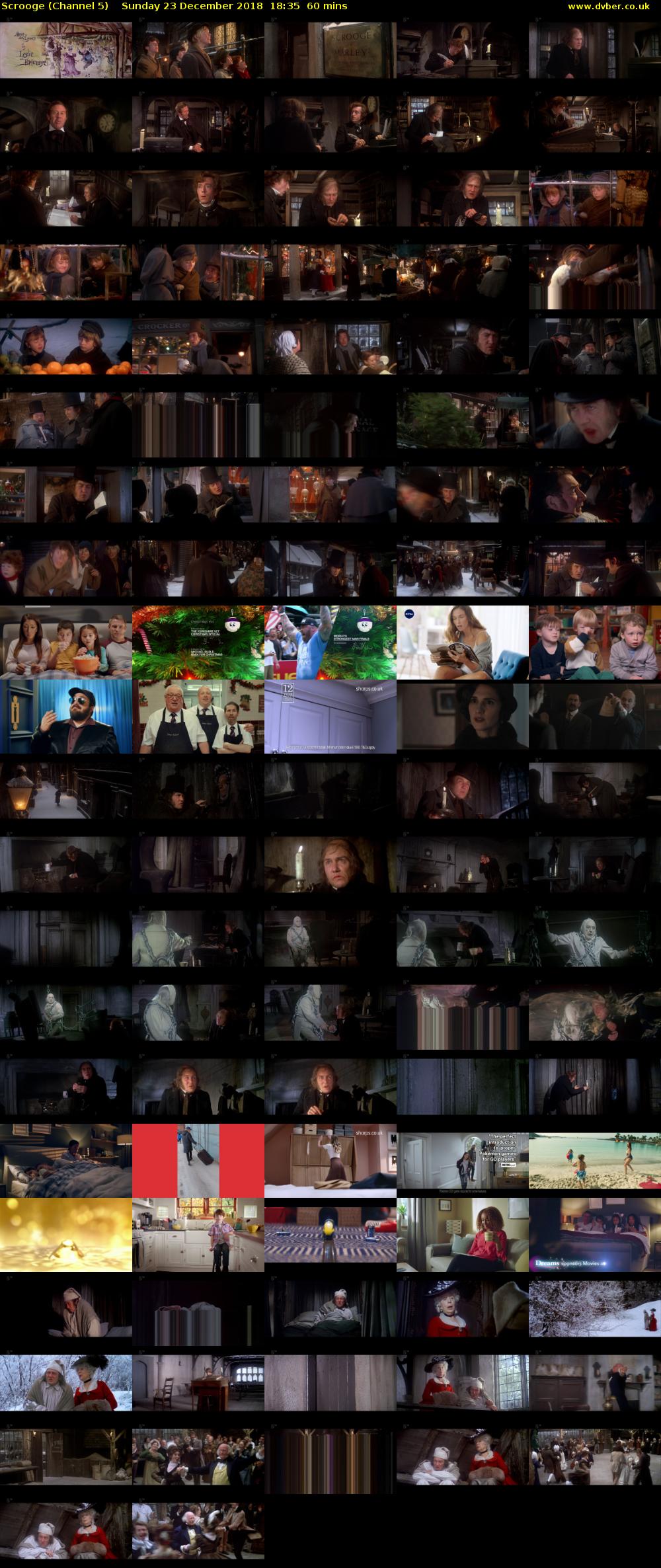 Scrooge (Channel 5) Sunday 23 December 2018 18:35 - 19:35