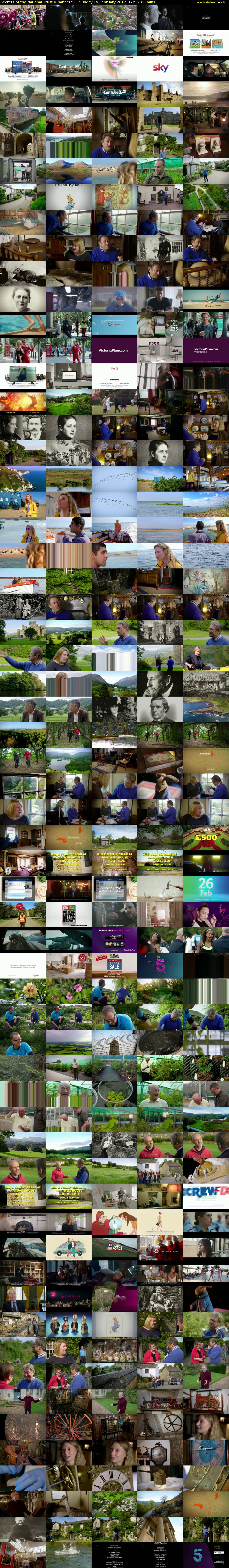 Secrets of the National Trust (Channel 5) Sunday 19 February 2017 12:55 - 13:55