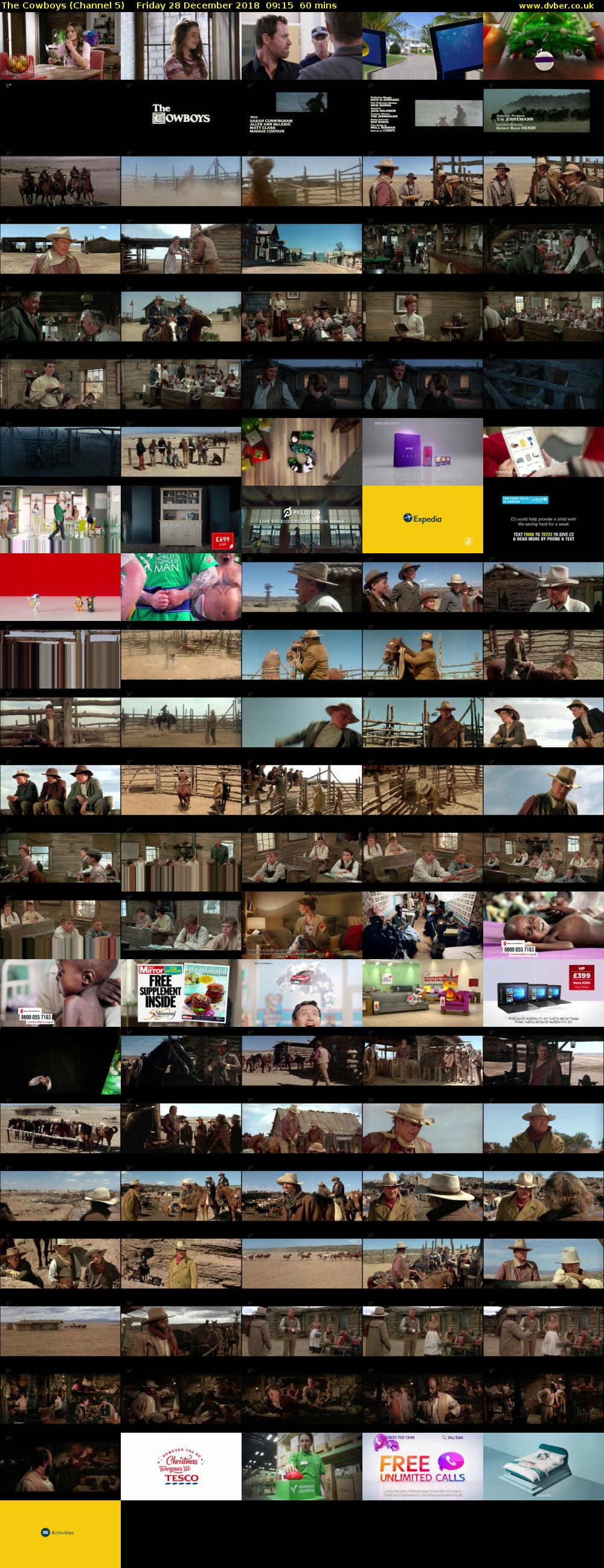 The Cowboys (Channel 5) Friday 28 December 2018 09:15 - 10:15