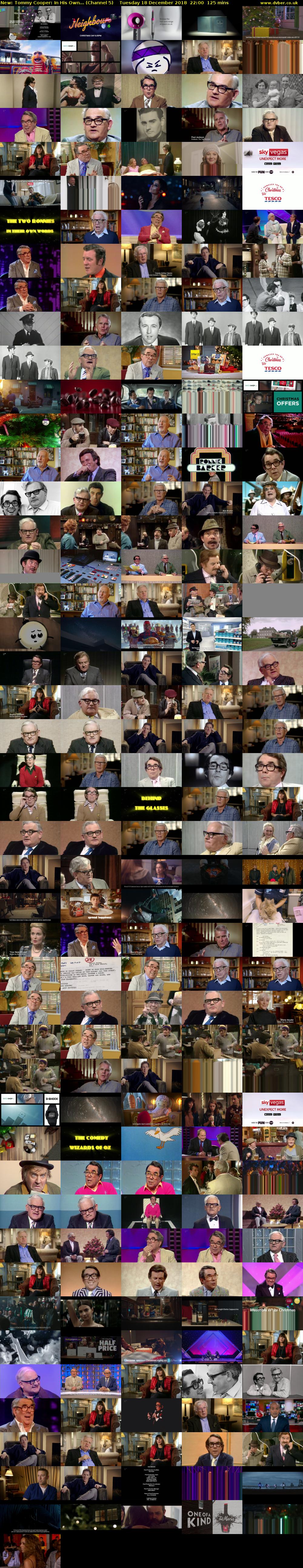 Tommy Cooper: In His Own... (Channel 5) Tuesday 18 December 2018 22:00 - 00:05