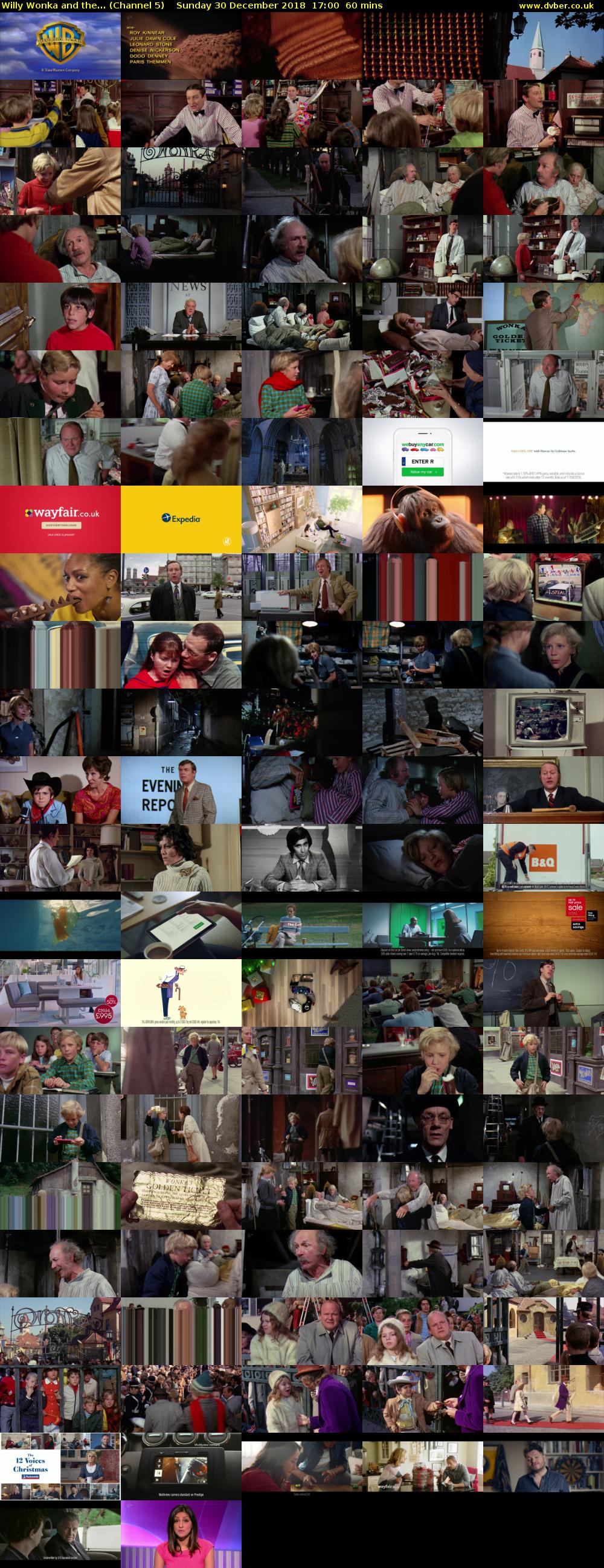 Willy Wonka and the... (Channel 5) Sunday 30 December 2018 17:00 - 18:00