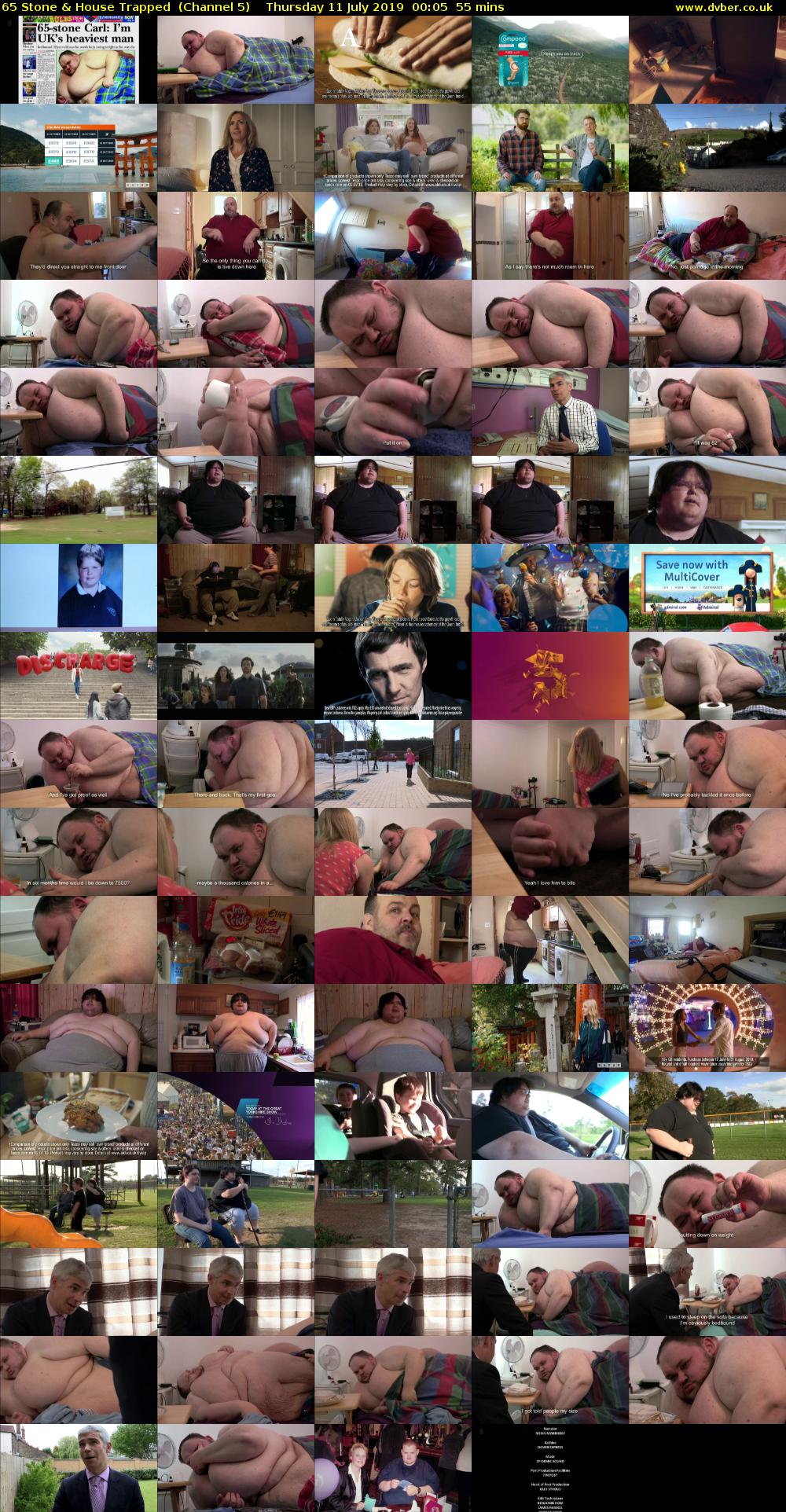 65 Stone & House Trapped  (Channel 5) Thursday 11 July 2019 00:05 - 01:00