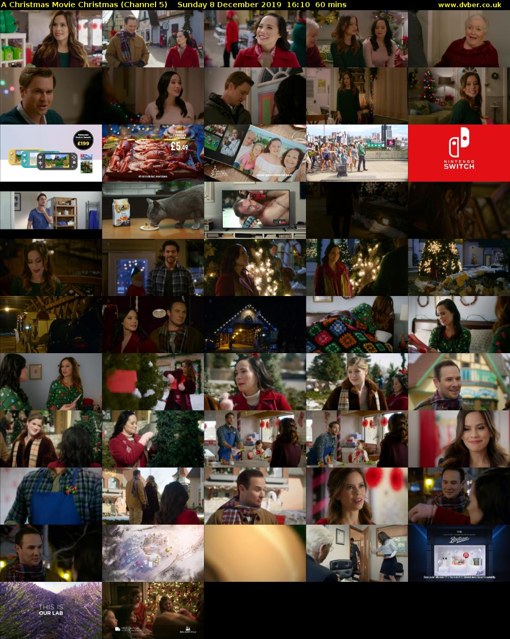 A Christmas Movie Christmas (Channel 5) Sunday 8 December 2019 16:10 - 17:10