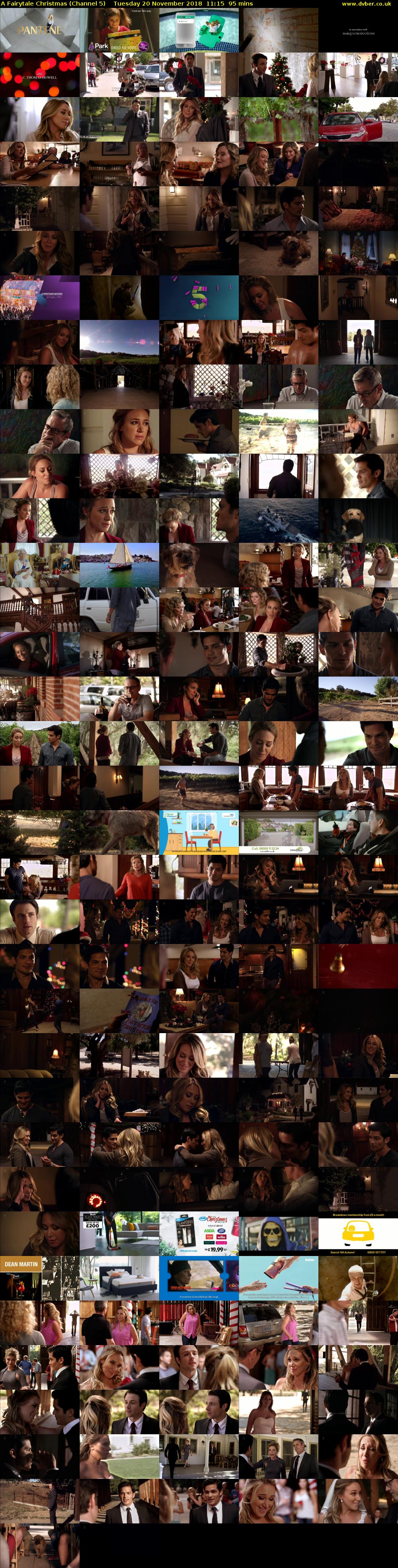 A Fairytale Christmas (Channel 5) Tuesday 20 November 2018 11:15 - 12:50