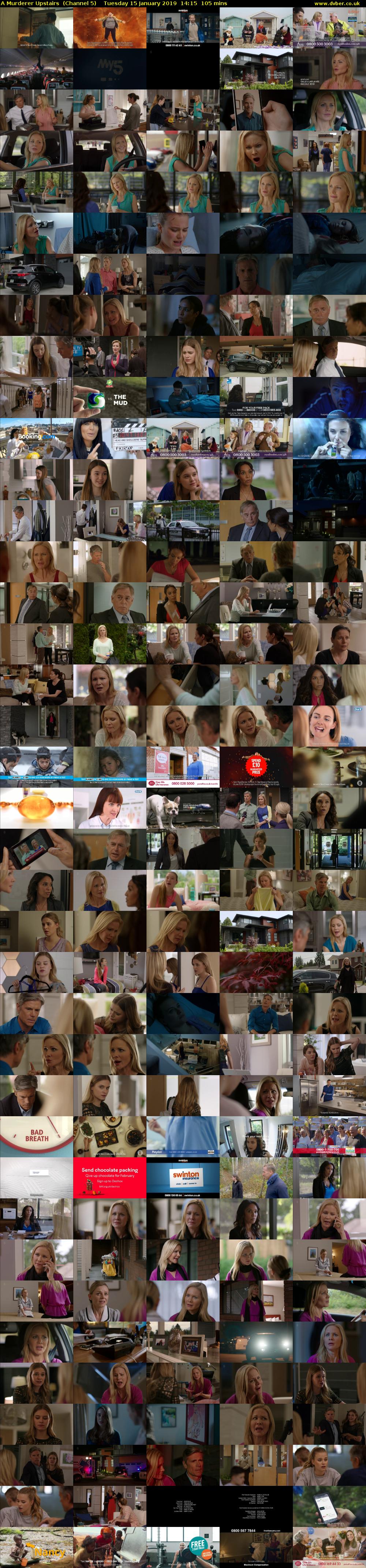 A Murderer Upstairs  (Channel 5) Tuesday 15 January 2019 14:15 - 16:00