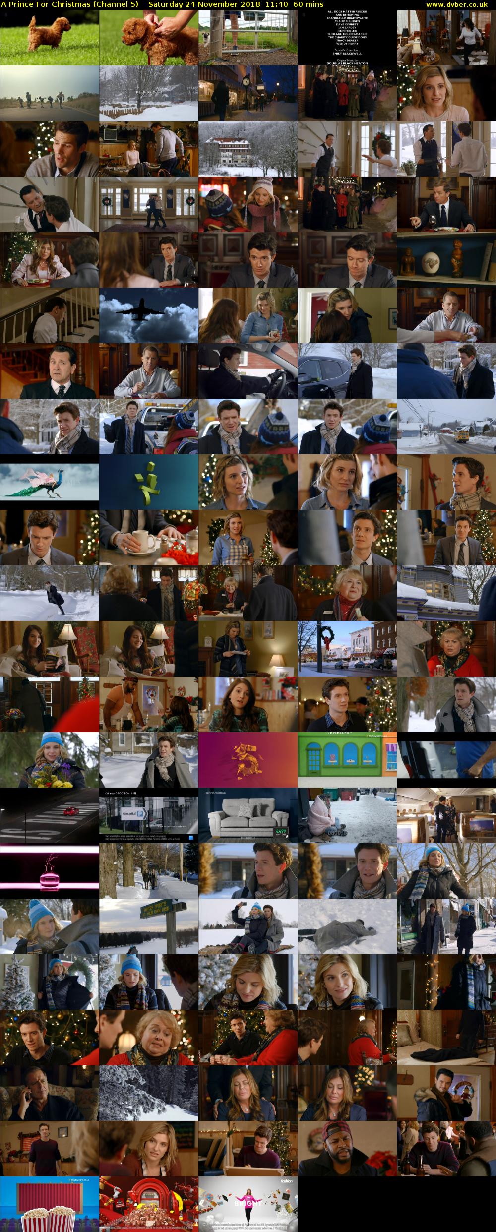 A Prince For Christmas (Channel 5) Saturday 24 November 2018 11:40 - 12:40