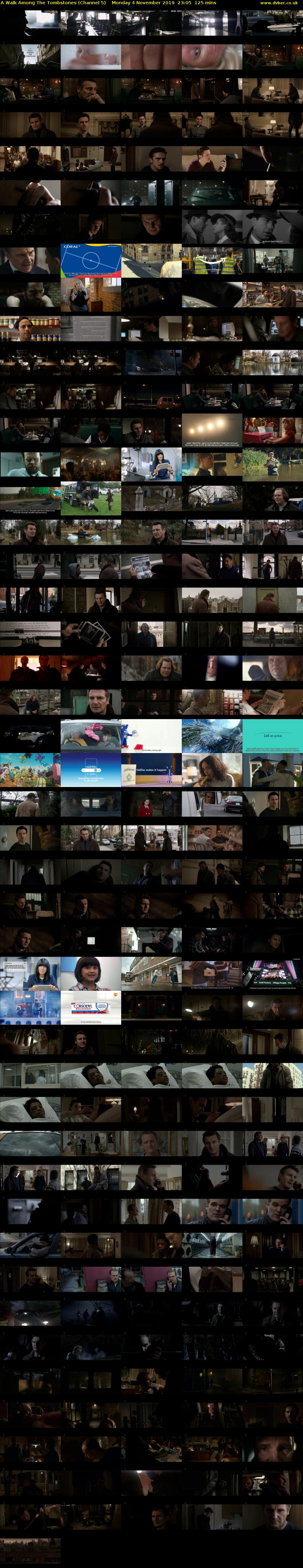 A Walk Among The Tombstones (Channel 5) Monday 4 November 2019 23:05 - 01:10