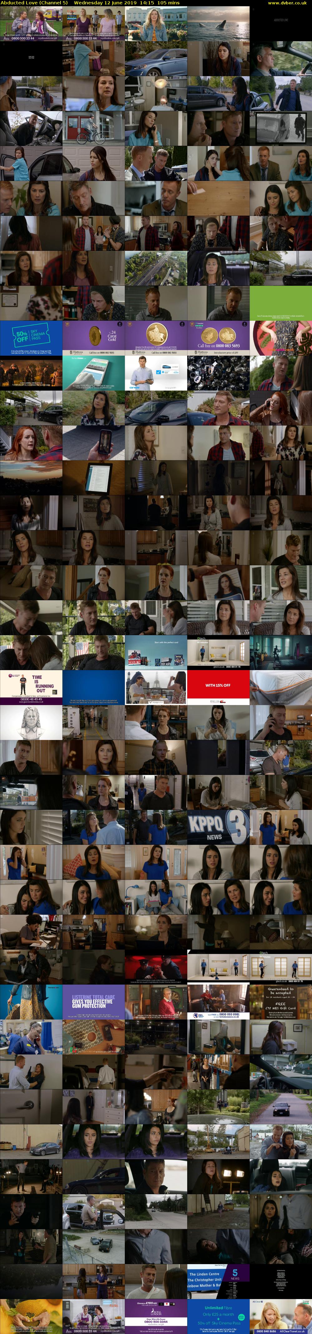 Abducted Love (Channel 5) Wednesday 12 June 2019 14:15 - 16:00