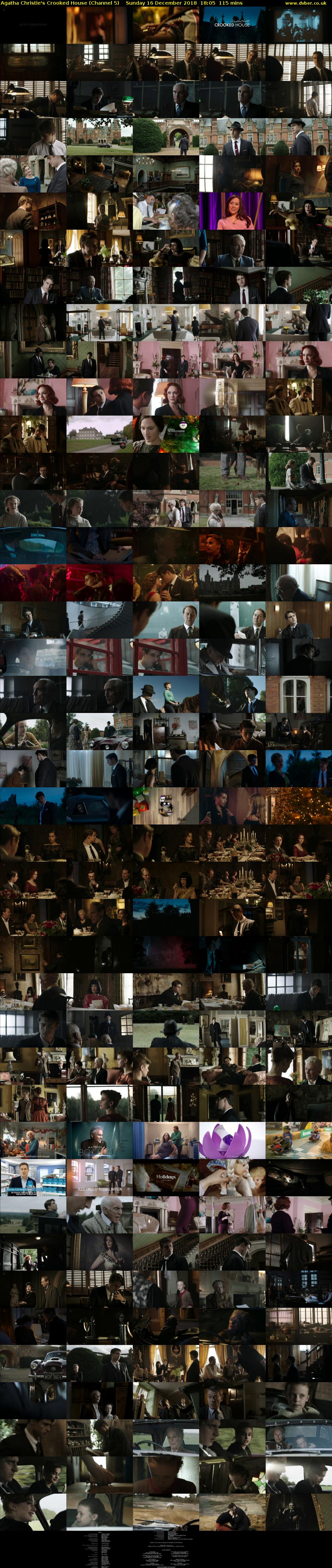 Agatha Christie's Crooked House (Channel 5) Sunday 16 December 2018 18:05 - 20:00