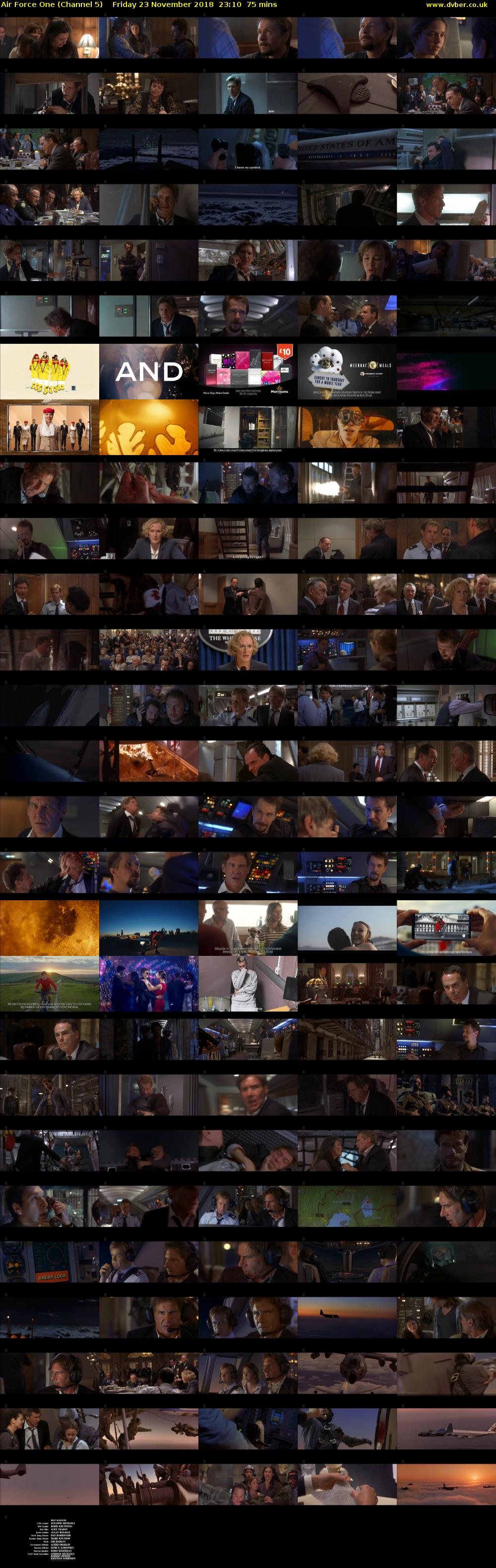 Air Force One (Channel 5) Friday 23 November 2018 23:10 - 00:25