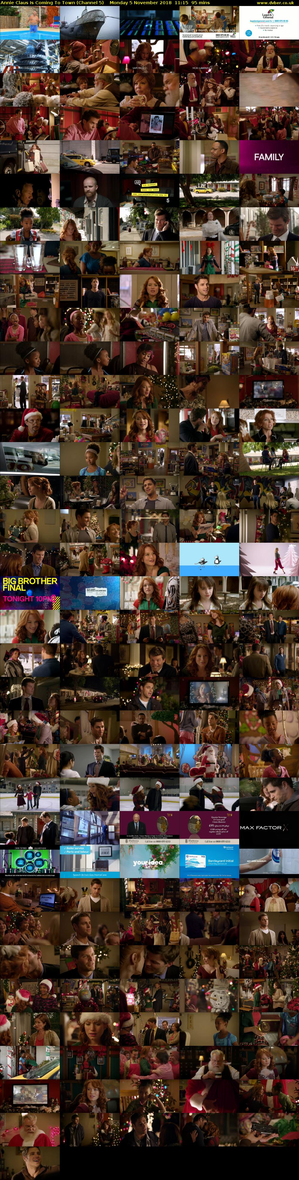 Annie Claus Is Coming To Town (Channel 5) Monday 5 November 2018 11:15 - 12:50