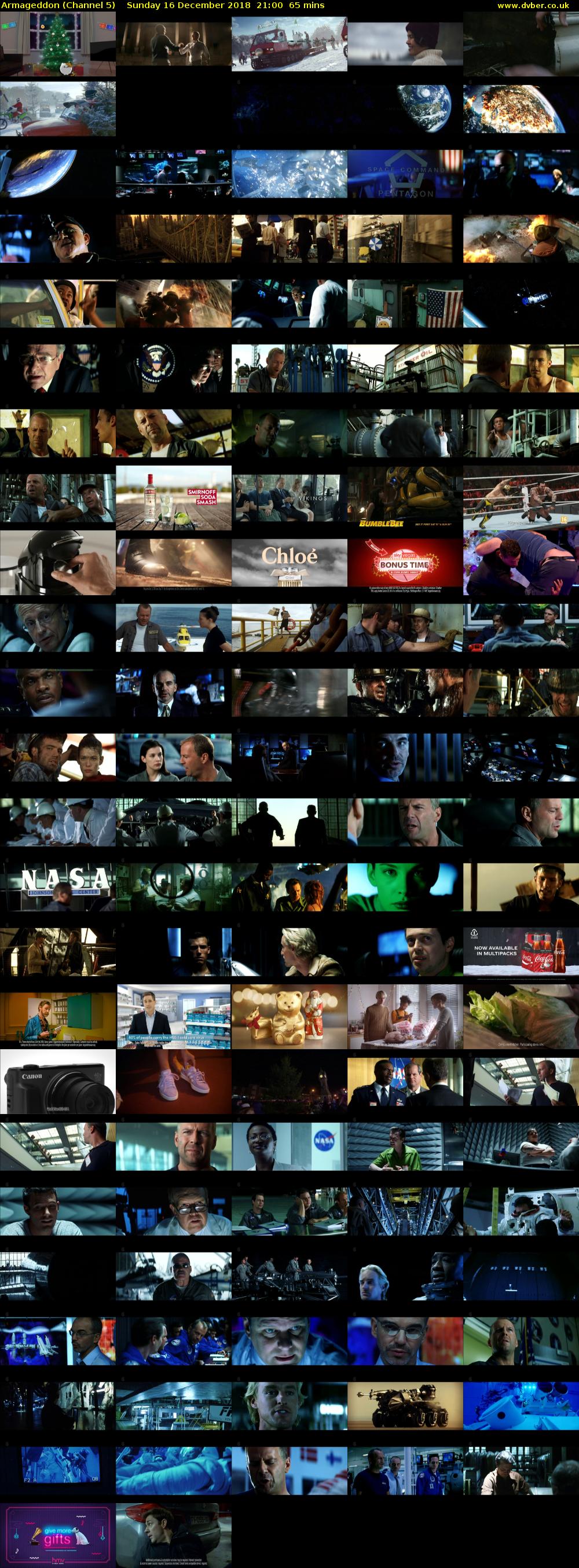 Armageddon (Channel 5) Sunday 16 December 2018 21:00 - 22:05