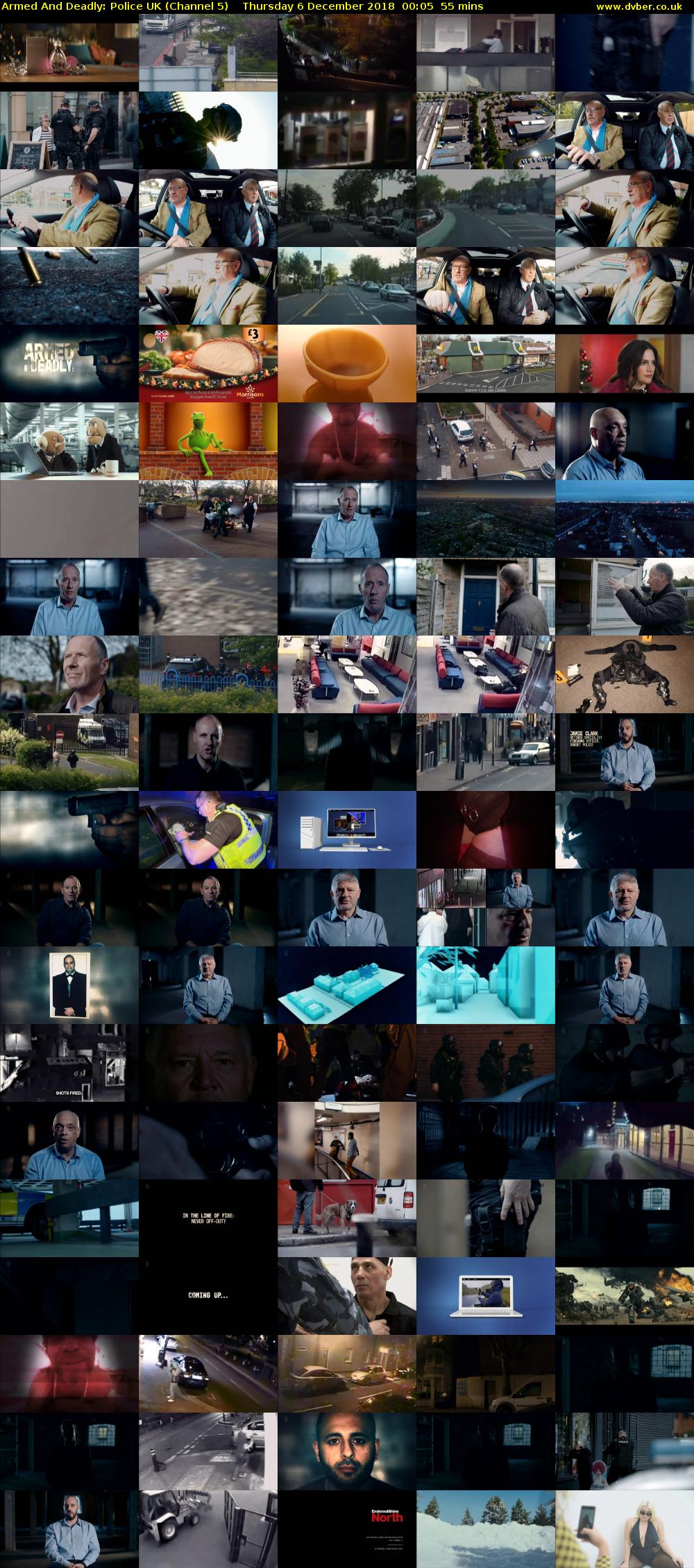 Armed And Deadly: Police UK (Channel 5) Thursday 6 December 2018 00:05 - 01:00