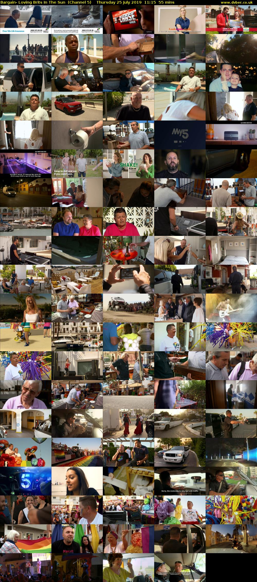 Bargain- Loving Brits In The Sun  (Channel 5) Thursday 25 July 2019 11:15 - 12:10