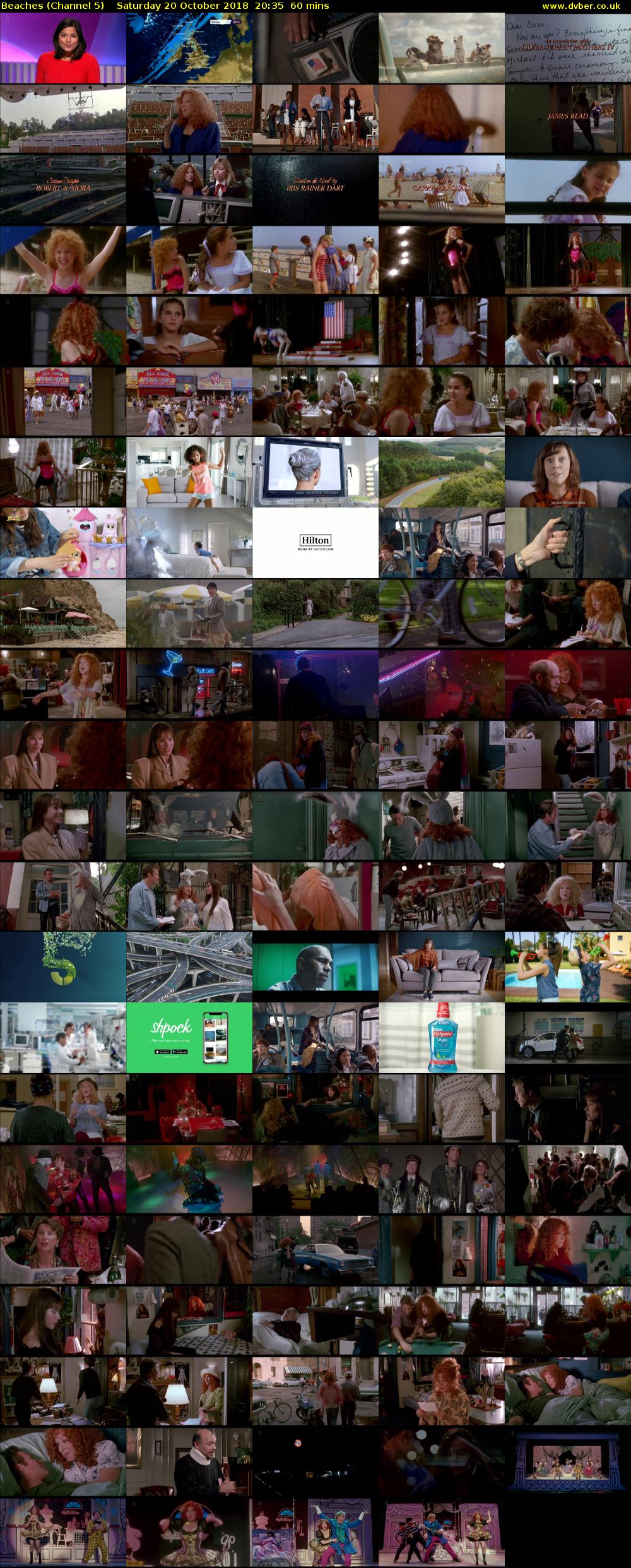 Beaches (Channel 5) Saturday 20 October 2018 20:35 - 21:35