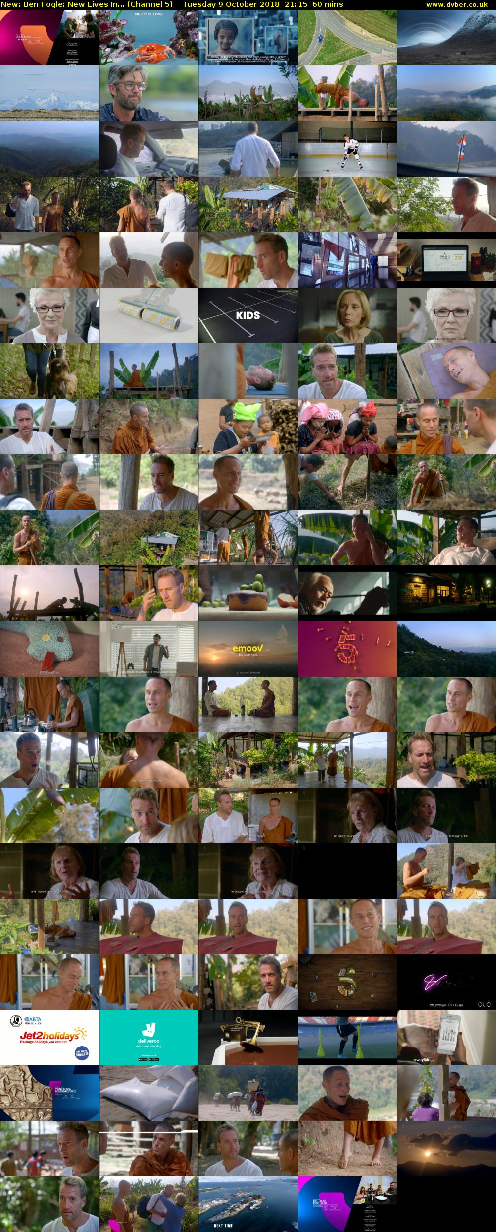 Ben Fogle: New Lives In... (Channel 5) Tuesday 9 October 2018 21:15 - 22:15