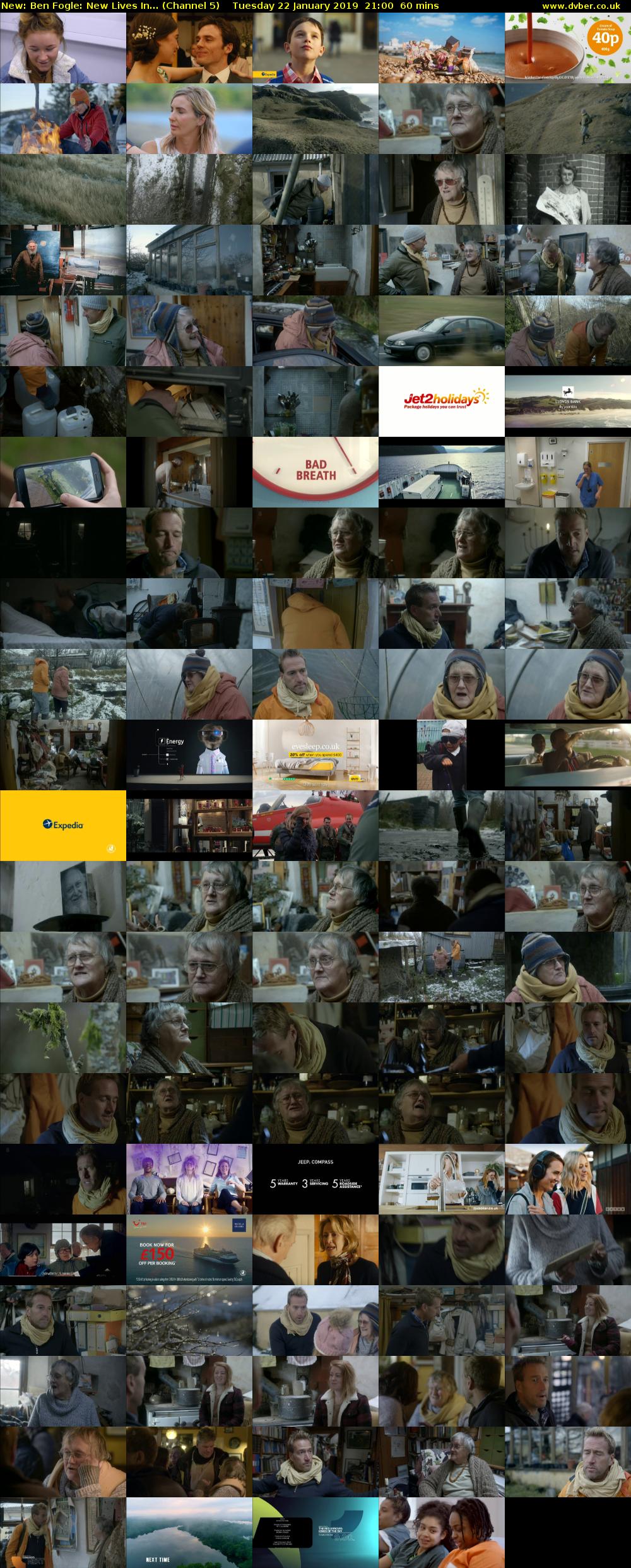 Ben Fogle: New Lives In... (Channel 5) Tuesday 22 January 2019 21:00 - 22:00