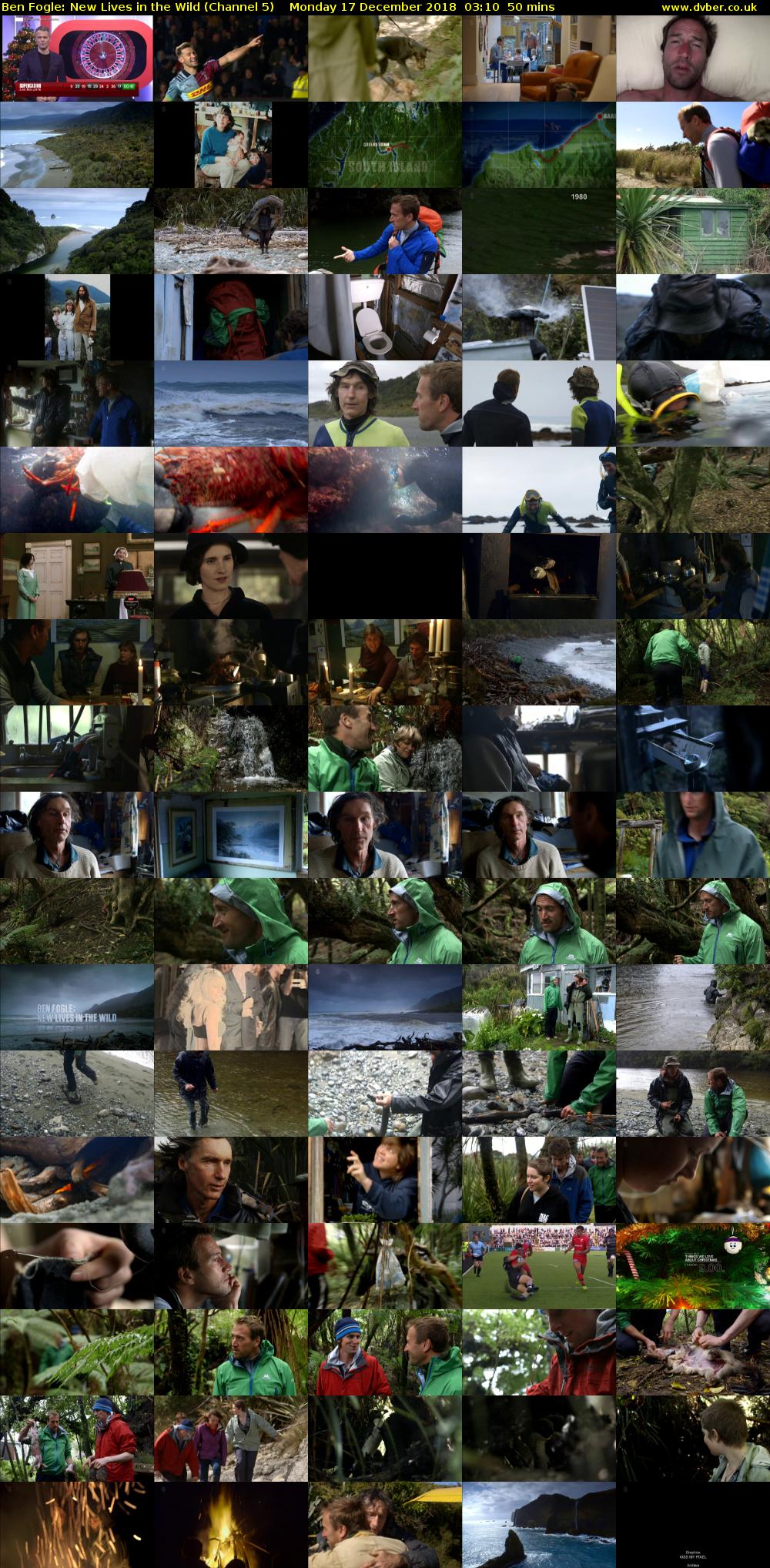 Ben Fogle: New Lives in the Wild (Channel 5) Monday 17 December 2018 03:10 - 04:00