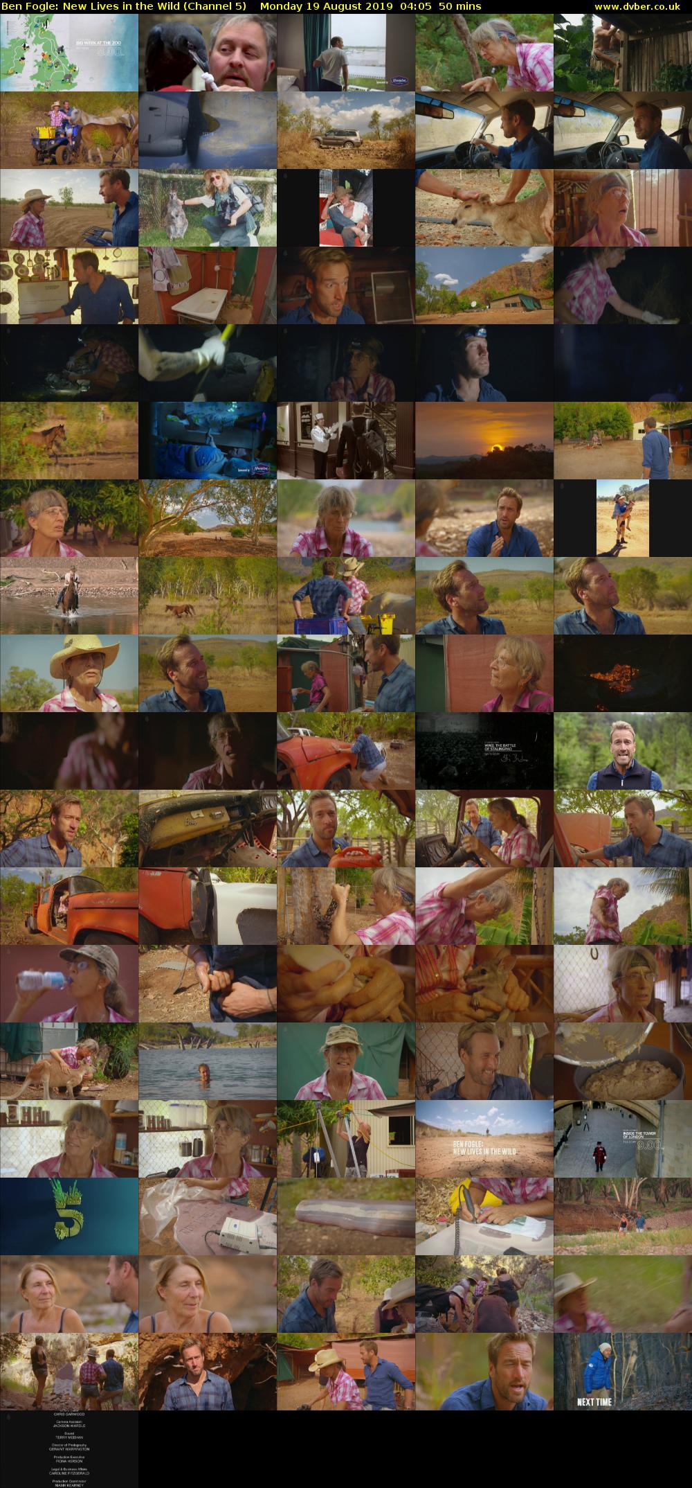 Ben Fogle: New Lives in the Wild (Channel 5) Monday 19 August 2019 04:05 - 04:55