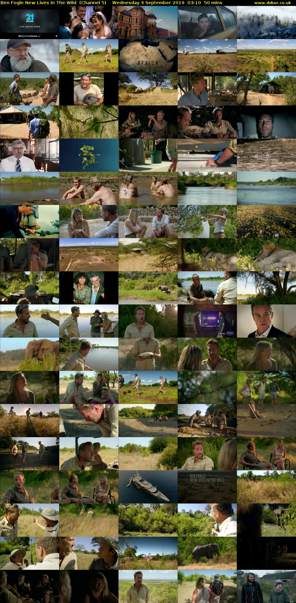 Ben Fogle New Lives in The Wild  (Channel 5) Wednesday 4 September 2019 03:10 - 04:00