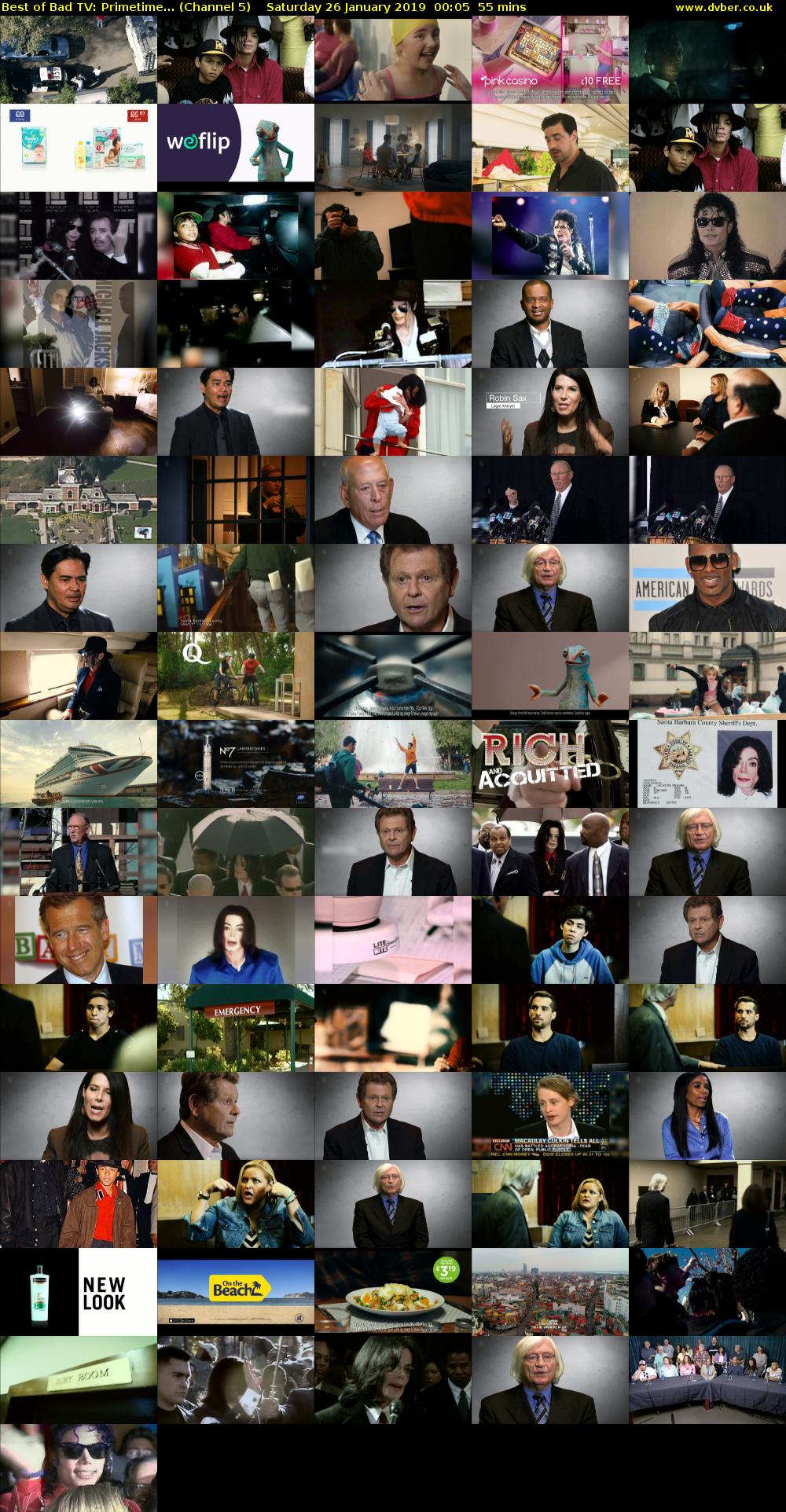 Best of Bad TV: Primetime... (Channel 5) Saturday 26 January 2019 00:05 - 01:00