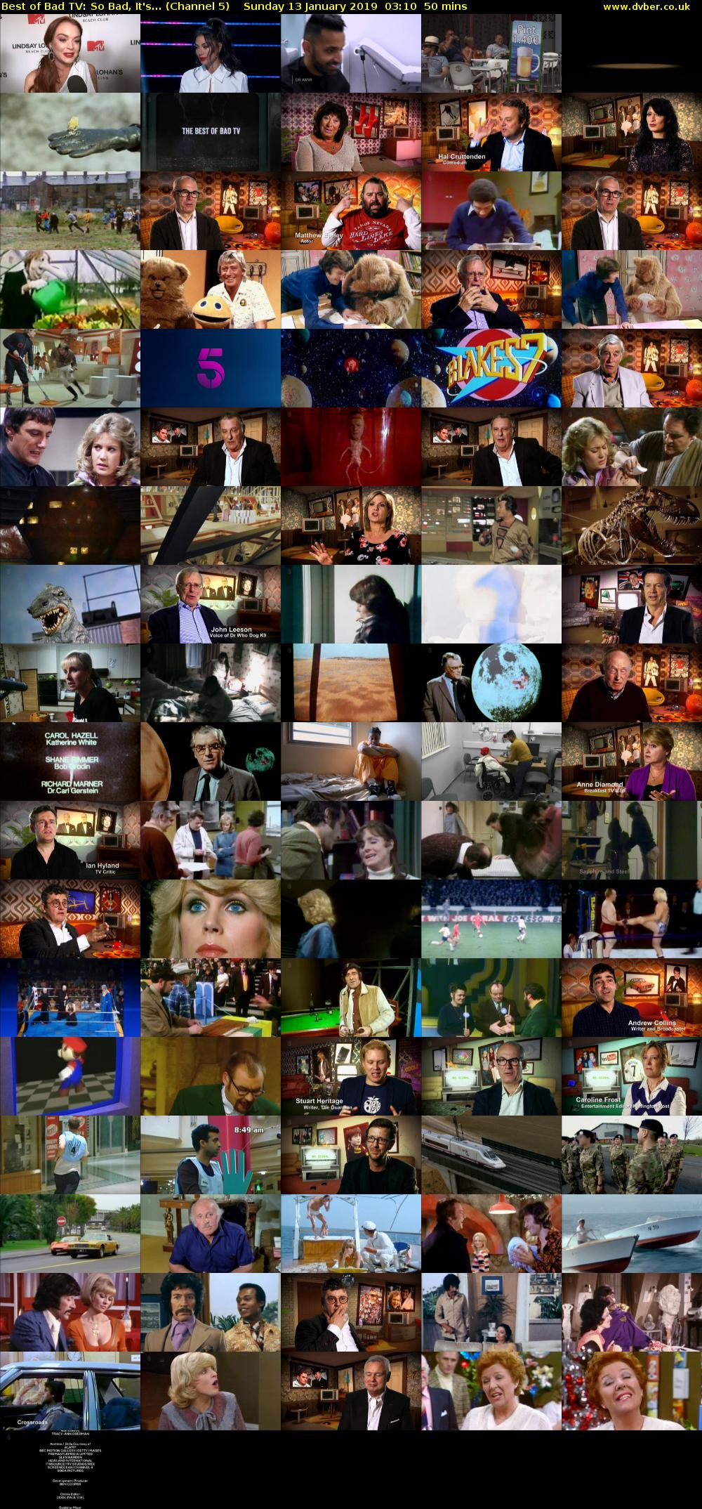 Best of Bad TV: So Bad, It's... (Channel 5) Sunday 13 January 2019 03:10 - 04:00