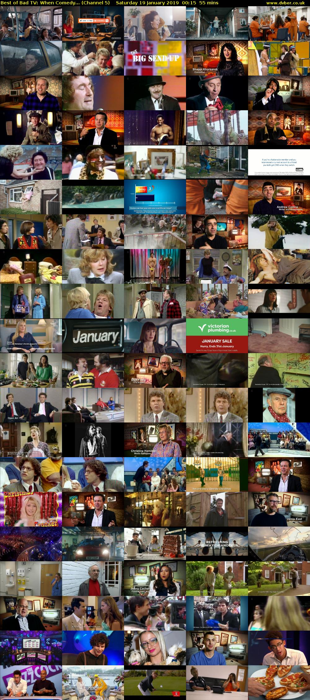 Best of Bad TV: When Comedy... (Channel 5) Saturday 19 January 2019 00:15 - 01:10