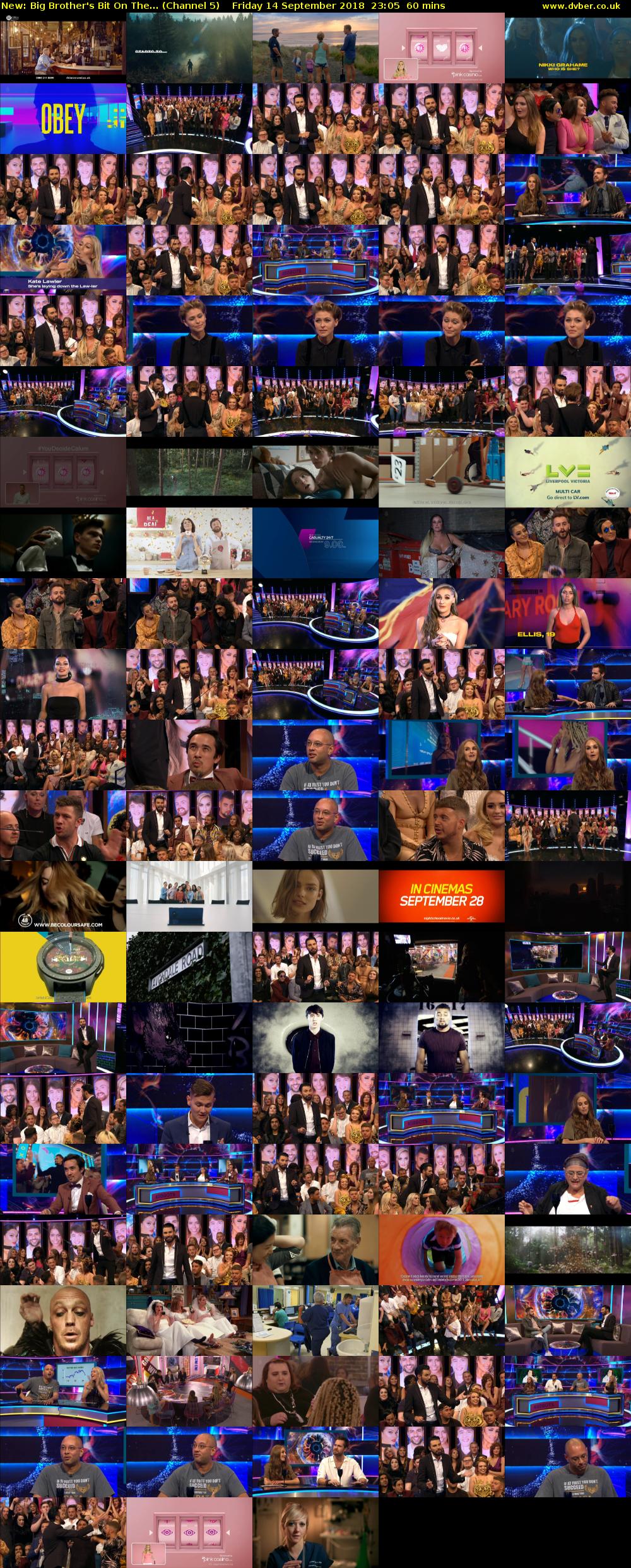 Big Brother's Bit On The... (Channel 5) Friday 14 September 2018 23:05 - 00:05