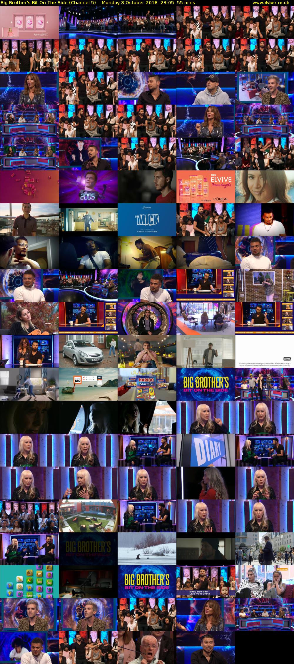 Big Brother's Bit On The Side (Channel 5) Monday 8 October 2018 23:05 - 00:00