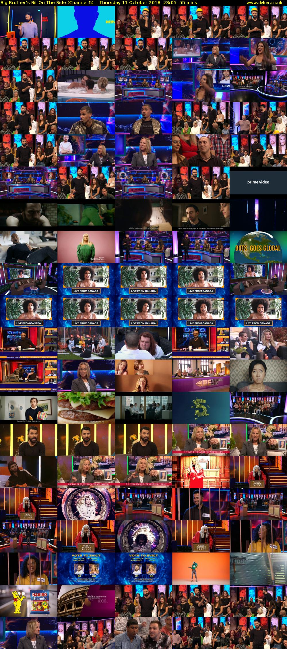 Big Brother's Bit On The Side (Channel 5) Thursday 11 October 2018 23:05 - 00:00