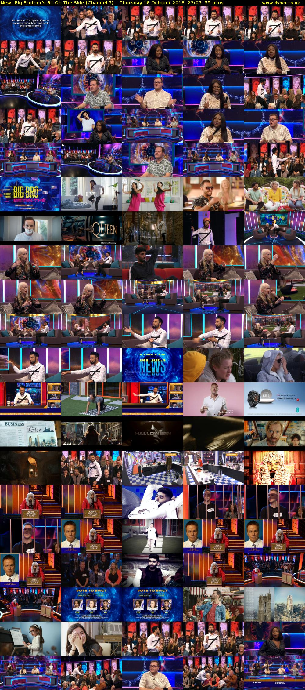 Big Brother's Bit On The Side (Channel 5) Thursday 18 October 2018 23:05 - 00:00