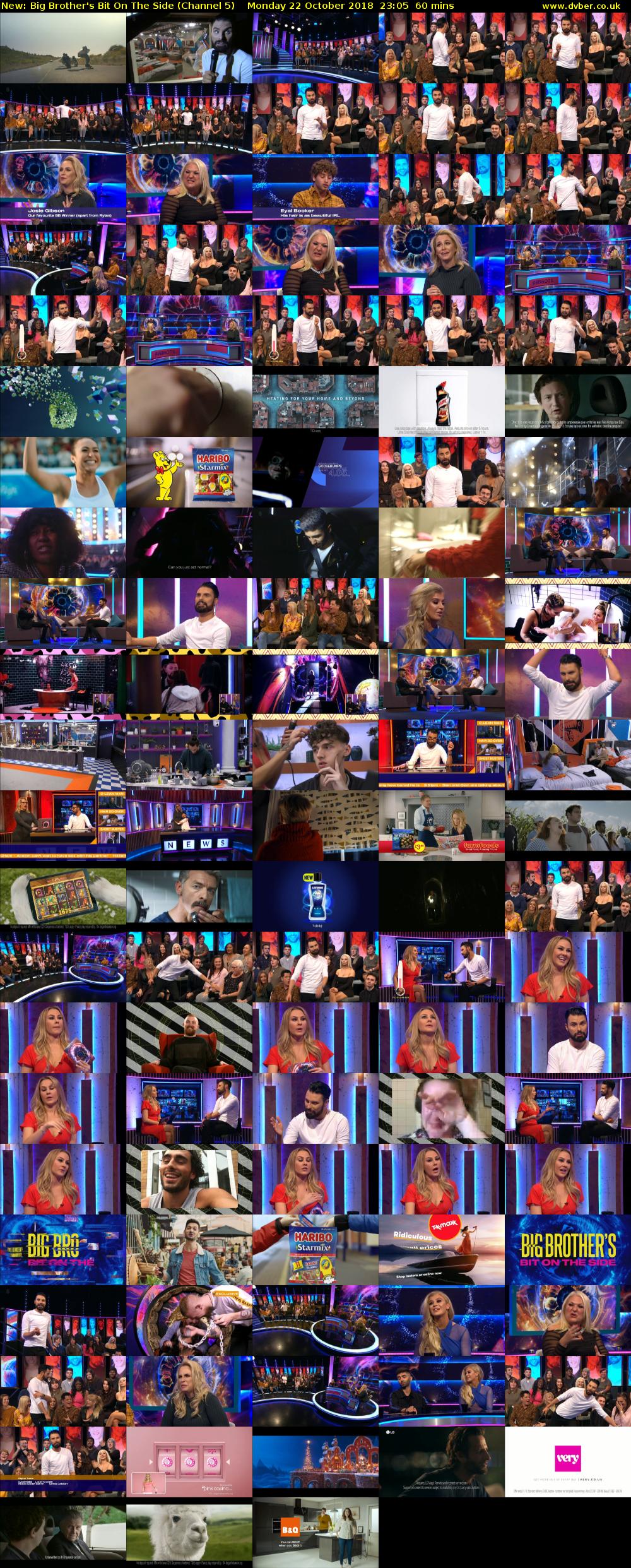 Big Brother's Bit On The Side (Channel 5) Monday 22 October 2018 23:05 - 00:05