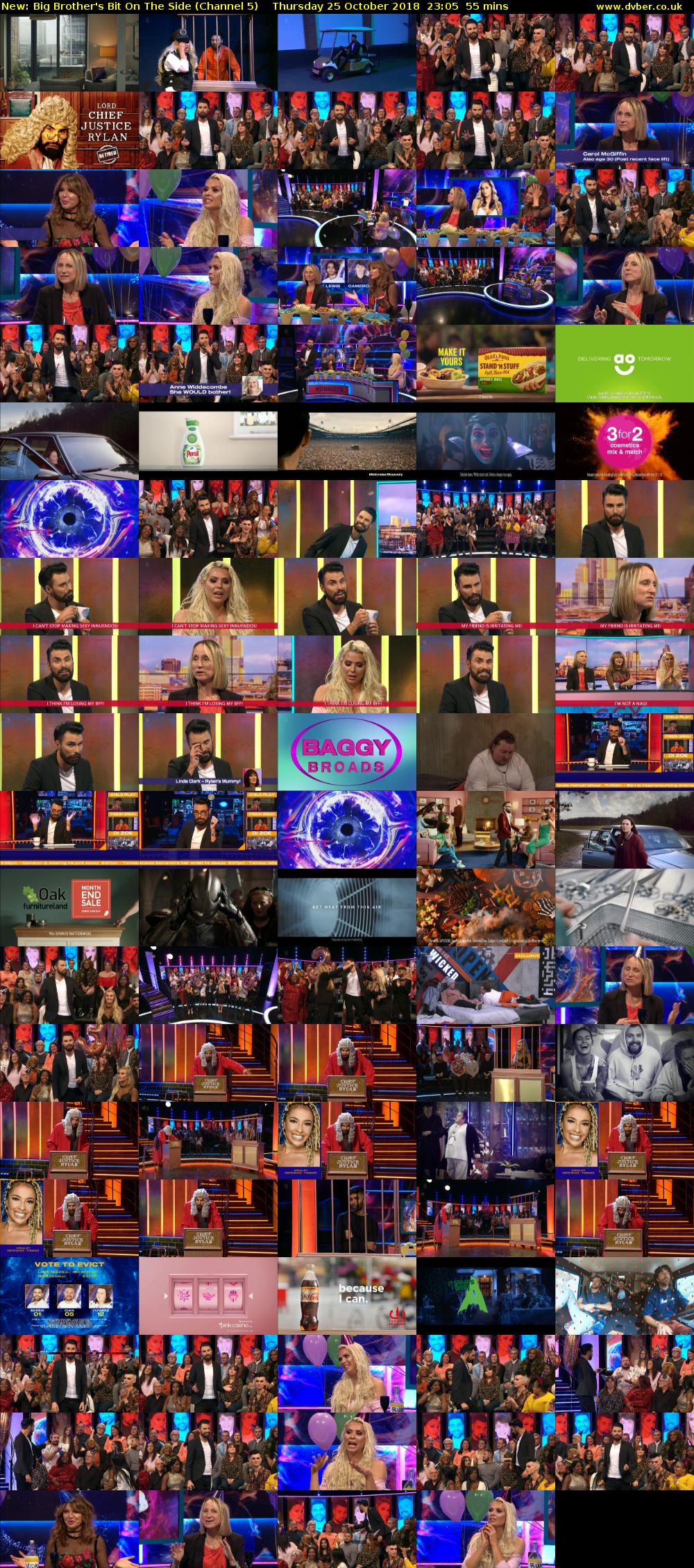 Big Brother's Bit On The Side (Channel 5) Thursday 25 October 2018 23:05 - 00:00